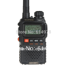 BaoFeng UV 3R Plus DualBand Display Two Way Radio VHF 136 174 UHF 400 470MHz Walkie