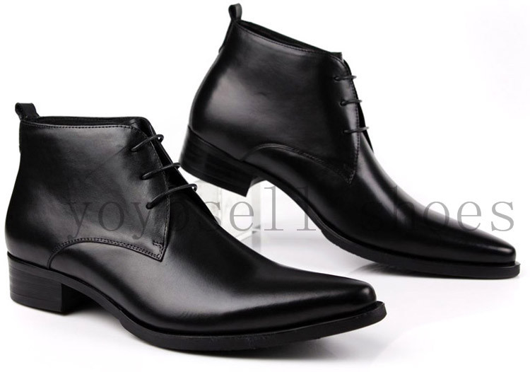 Mens Casual Dress Boots Free shipping 2014 new mens