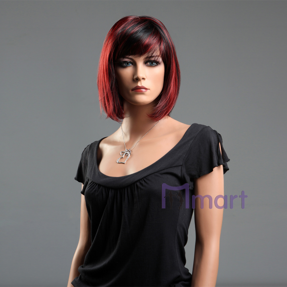 Free shipping Hot short red bob wigs made of kanekalon hair for young women ladies or girls-in ... Free shipping Hot short red bob wigs made of kanekalon hair for young women ladies or girls-in ...