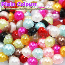 White Half Round Flatback Pearls mix sizes 2mm 25mm all sizes for choice loose ABS imitation