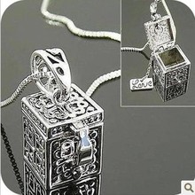 Min Order $10(mix order)Free Shipping!Wholesale Jewelry 2013 Newest Korean Fashion Retro Box Long Necklace, Sweater Chain  A143