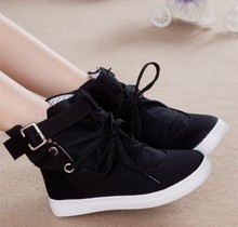 2013 autumn high canvas shoes for women sneakers for women shoes height increasing flats women shoes