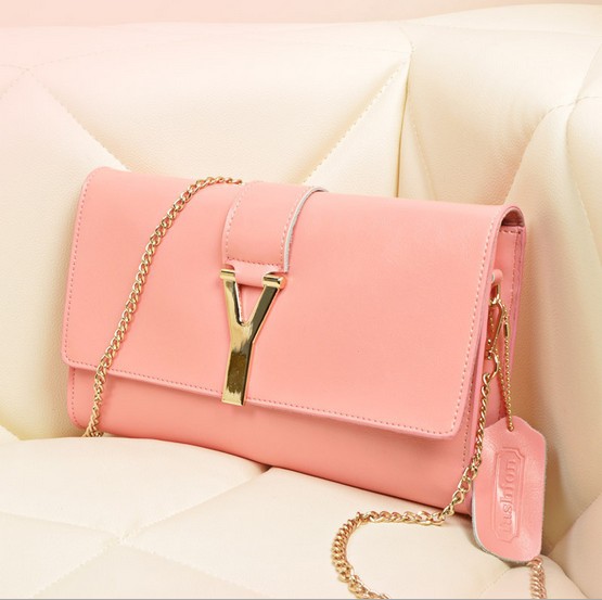 Real 100 genuine leather Women Handbags Fashion hasp chain shoulder bags desigual clutches womens y clutch