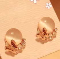 Free Shipping 10 mix order Wholesale Hot Temperament Bright Butterfly Earrings Opal Earrings E46 6g