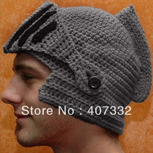 hat cap cap,beanie helmet hat  knitted hat knitted knight helmet mask knitted hat  beanie