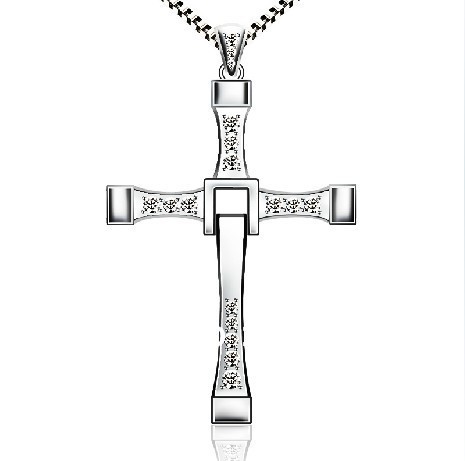 ... -Silver-925-Stamp-Cross-Chains-Necklace-Rose-Gold-White-Gold.jpg