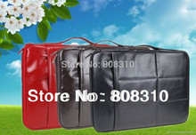 Wholesale PU Leather Laptop Bag Case Cover Messenger Bag Black Computer Bag 10 inch to 15