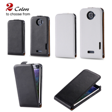 1pcs lot Retail Top Grade Genuine Leather Case For HTC One X S720E Vertical Flip Mobile