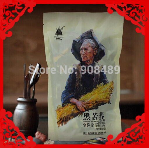 Free shipping Tartarian Buckwheat Tea 300g grain tea Black buckwheat tea Health products