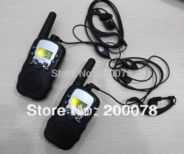   2014  walkie talkie  t388 walky talky 99  vox -   walkie-   +led 