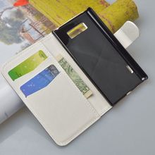 Book Style Flip wallet Leather Case Cover For LG Optimus L7 P705 with Stand and Card