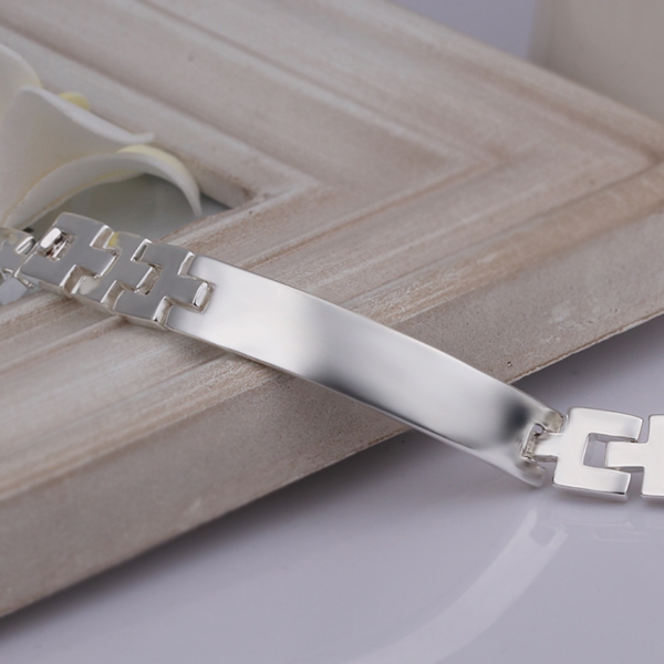 NEW 2015 Wholesale Promotion 925 Silver Bracelet watchband Bracelets Man Jewelry