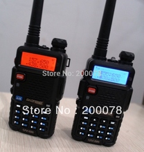 New pofung Radio walkie talkie baofeng uv5r VHF UHF dual band radio FM radios w Flashlight