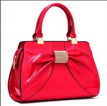 2015 European Fashion women messenger bags big Butterfly patent leather women bag evening bags High quality