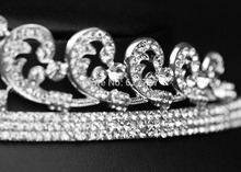2014 New Classic Queen Rhinestone Crystal Crown Tiara Bridal Wedding Hair Jewelry Wedding Hair Accessories HG002