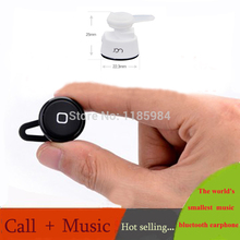 Wholesale Universal Super Mini general Mobile Phone Computer Wireless stereo Bluetooth Headset Earphone For phone Freeshipping