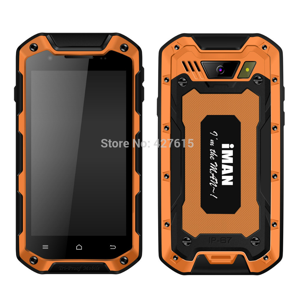Phone Newest Original iMAN I5800 Hot Selling Rugged Android Quad Core Waterproof Shockproof Cell Mobil Phone
