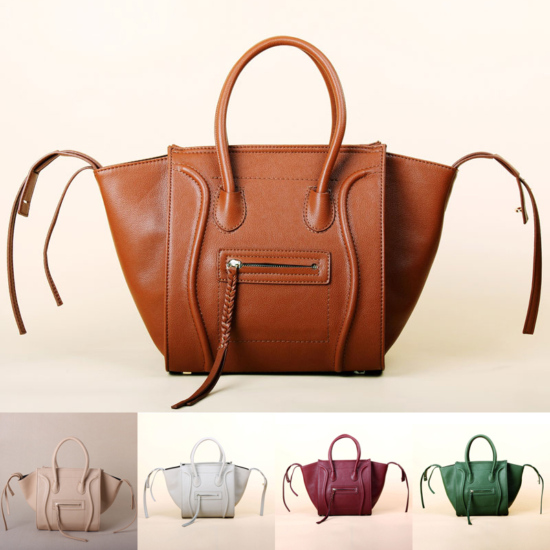 European and American high quality phantom bat wings smiley bag fashion brand famous luxury Classic tassel