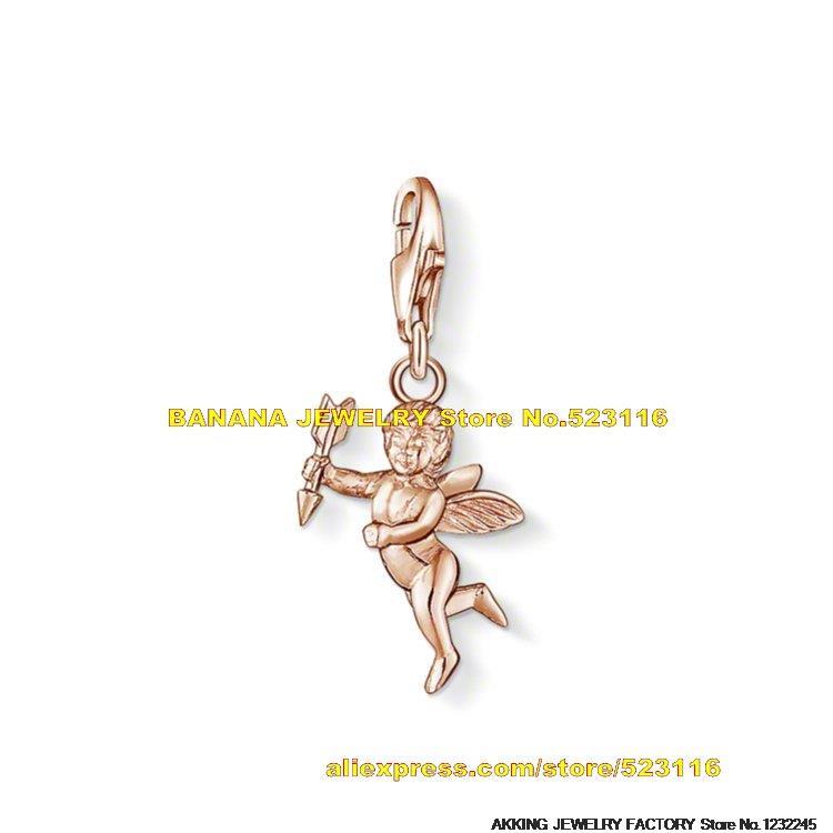 2014 plating silver thomas Fashion ts charm diy jewelry cupid pendant 099141512 Free shipping Super deal
