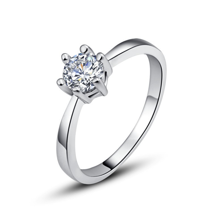 -Silver-925-Big-Stone-Ring-Women-Jewelry-Flower-Ring-Engagement-Rings ...
