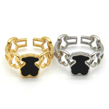 2014 Lovely Bear Ring Brand Love New High Quality Enamel Rings Jewelry For Women Girl