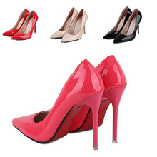 2014 Size35-43 International brands Thin Heel Pointed Women’s Pumps High Heels Sexy Women shoes