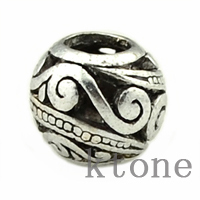 5 Pieces lot 2014 New 925 Silver Beads European Hollow Out Vintage Wave Bead Fit pandora