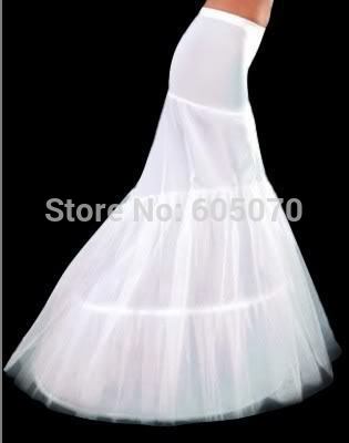 Atacado - Free Shipping em anágua sereia estoque 2 aros branco casamento v
