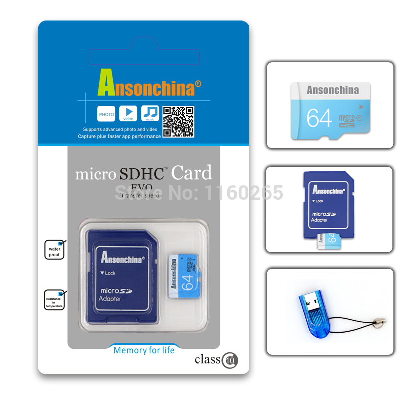 Lettore di schede di memoria a USB 2.0 Adapter per Micro SD SDHC SDXC TF Hi-Speed