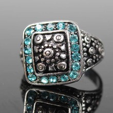 Fashion Women Love Jewelry for Man 2014 New Ring Size 9 Super Cool Punk Rock Sterling
