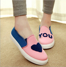 2014 Spring Summer Autumn Women Shoes Casual Canvas Flats Comfort Anti skid Shoes Special Design Girls