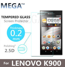 NEW 2.5D 0.2MM Ultra-thin scratch-resistant Tempered Glass Protective Film for Lenovo K900 Screen Protector Free shipping