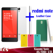 Original Xiaomi Redmi Note FDD LTE Snapdragon 400 Quad Core 1.6GHz Red Rice Hongmi 5.5″ 2GB RAM 8GB ROM 13MP Cell phone