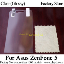 Clear Glossy screen protector protective film for Asus Zenfone 5 Zenfon 5 A500CG A500KL A501CG A502CG