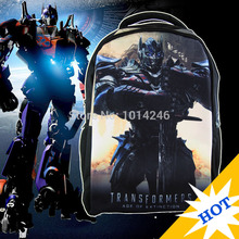 Transformers School Bags Cartoon Polyester Bag Boys Backpacks, mochila escolar menino,2014 new cartoon mochila for Free Shipping