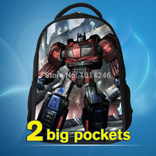 Transformers School Bags Cartoon Polyester Bag Boys Backpacks mochila escolar menino 2014 new cartoon mochila for