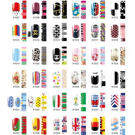 2015 women nail art Tips DIY decorations Sticker 1 pack wholesale and retail free shipping H70