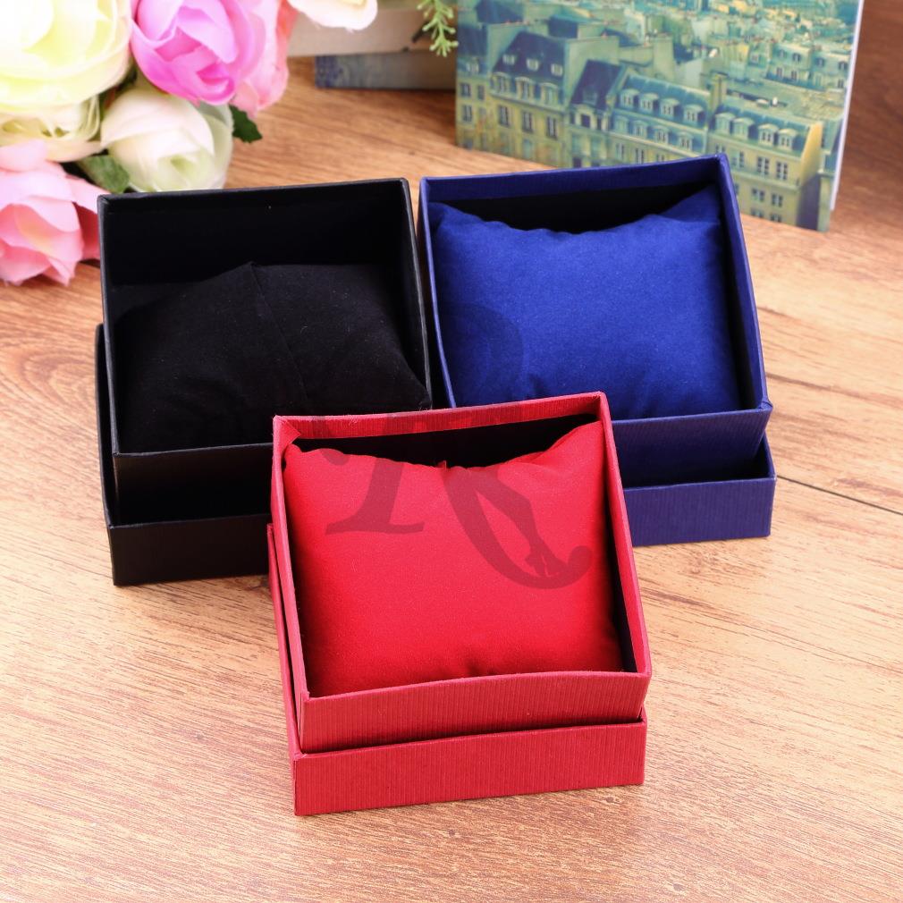 1pc Bracelet Jewelry Watch display watch holder With Foam Pad Inside Present Gift Box Case For