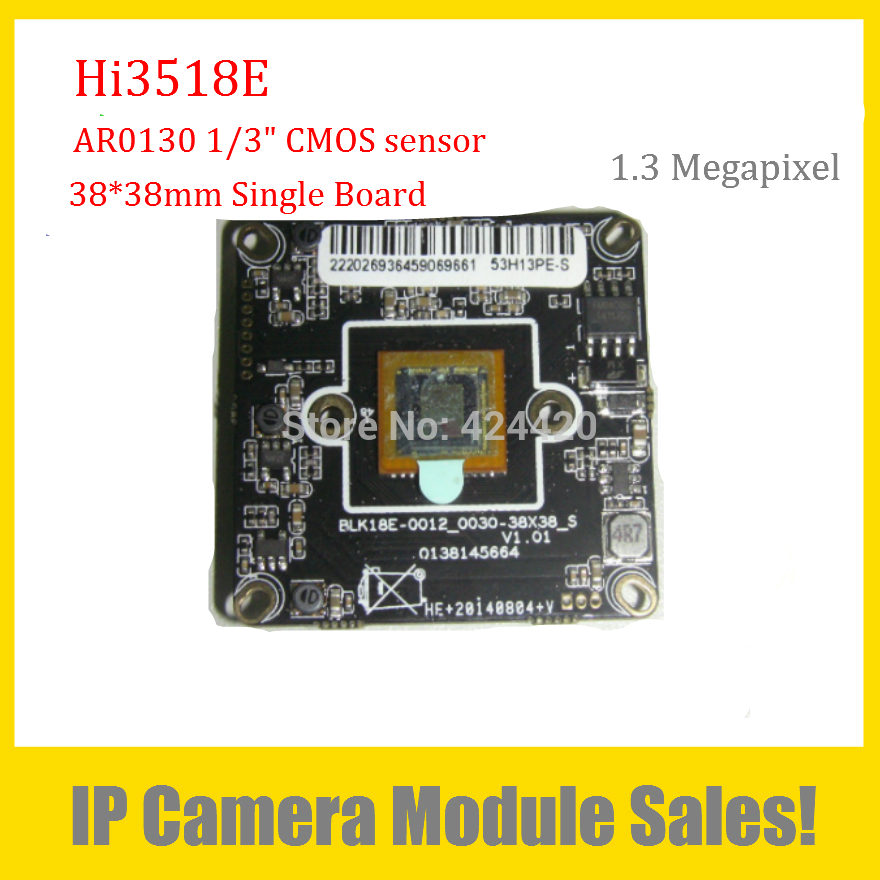 1 3 Megapixel 960P IP Camera DIY Module Main Board Chip Hi3518E AR0130 1 3 CMOS
