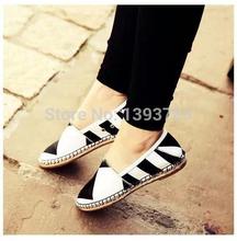 2015 autumn shoes luxury brand genuine leather flats women espadrilles shoes round toe casual oxford shoes