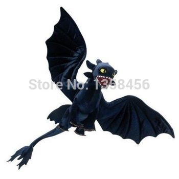 Горячая распродажа аниме как приручить дракона 2 плюшевые игрушки темно-синий беззубый ночь ярости куклы Brinquedos Meninos игрушки для детей