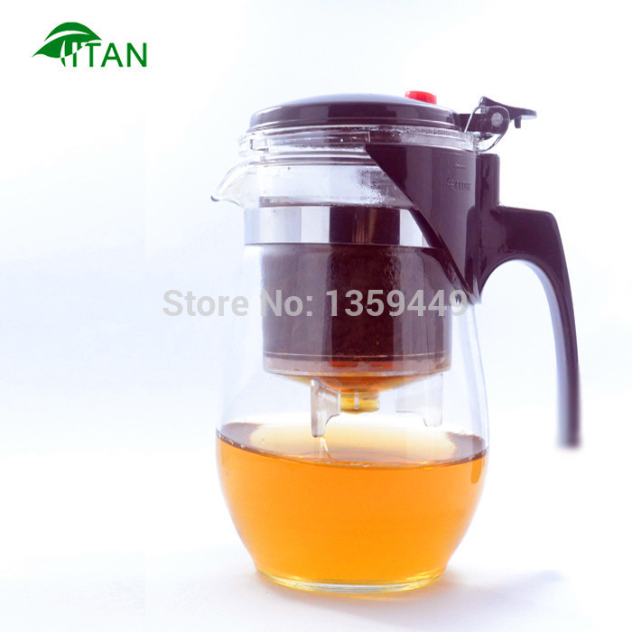 Free shipping The moon B 750ml heat resistant glass circular convenient office kungfu teapot coffeepot mug