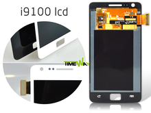 5pcs Original i9100 LCD Touch with small parts For samsung I9100 lcd screen for Galaxy S2 Display+Digitizer Screen ,Free DHL