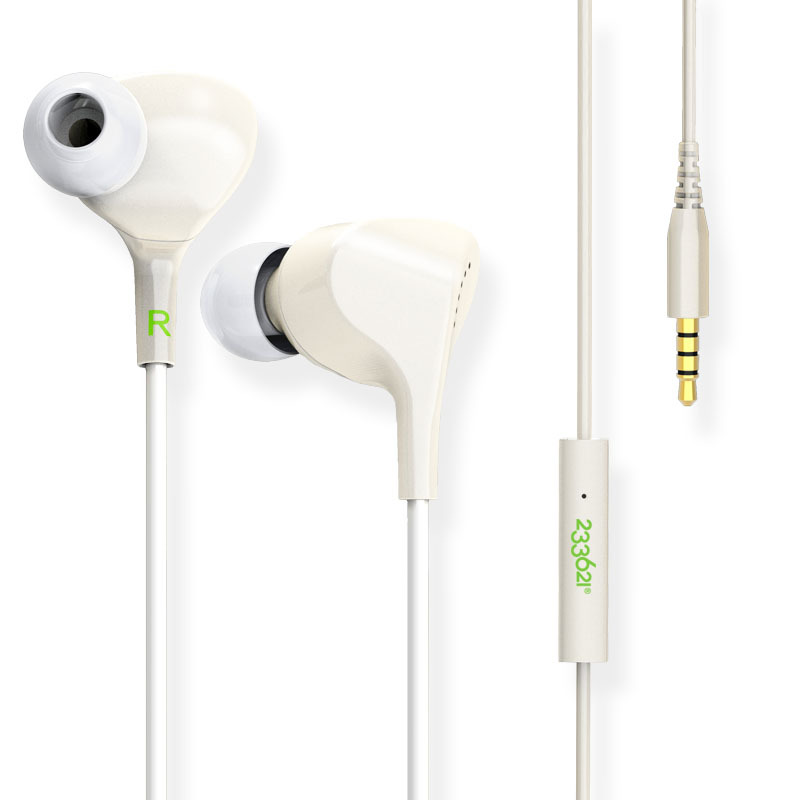 Mobile In Ear Headset Cell Phone Earphone with Mic Stereo Bass Music 233621 E300 Free Shipping