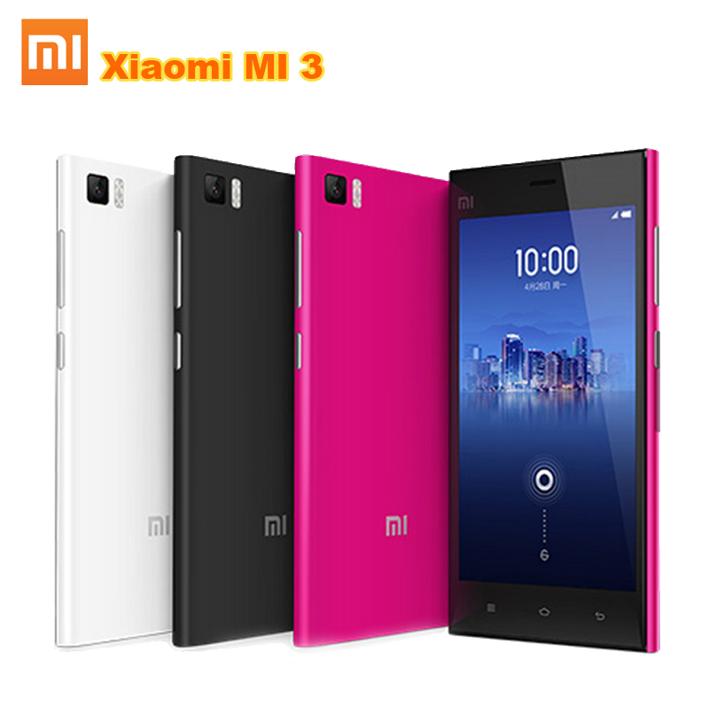 100 original Xiaomi Mi3 m3 Mi 3 16GB Quad Core WCDMA Mobile Phone Android 4 4