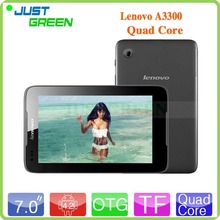 Lenovo new A3300 7 inch 3G phone call table PC Android  quad core 1GB/8GB dual camera with OTG Bluetooth GPS navigation Express