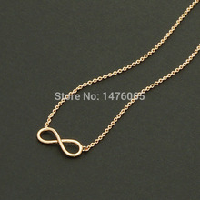 Free shipping European and American New Fashion jewelry personality simple retro Infinity pendant necklace