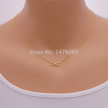 Free shipping European and American New Fashion jewelry personality simple retro Infinity pendant necklace