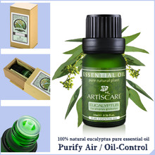 From Australia! Give 2 Gifts ARTISCARE 100% Natural Eucalyptus Pure Essential Oil 10ml Clean Air and Haze Refreshing Massage Oil