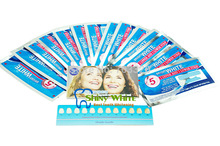 28 Whitestrips 14 Pouches 1 Box Shiny White Professional Teeth Whitening Strips for Dental Tooth Whitener